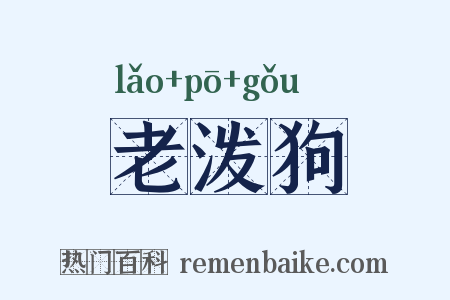 老泼狗是什么意思的图片